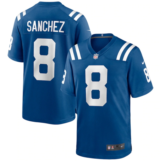 mens nike rigoberto sanchez royal indianapolis colts game jersey